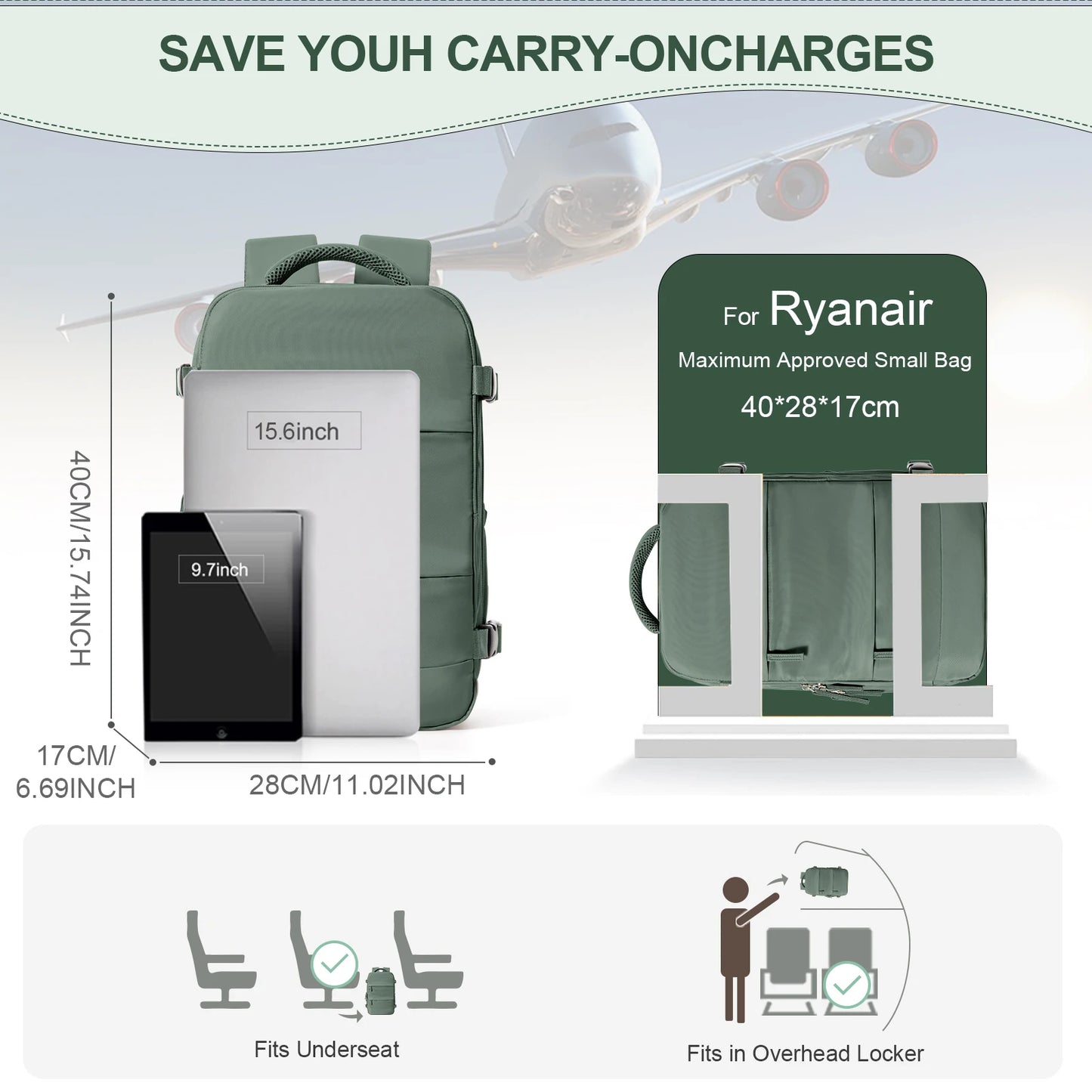 Travel Backpack 40x20x25 Cabin Bag A Travel Backpack for Men & Women