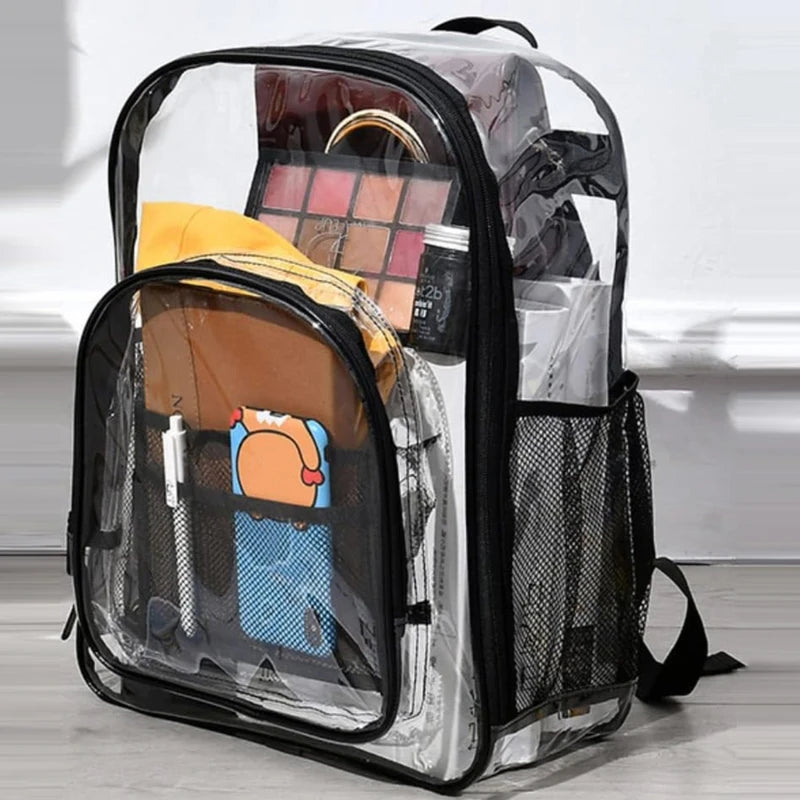 Backpack Waterproof Transparent Bag for Large Capacity