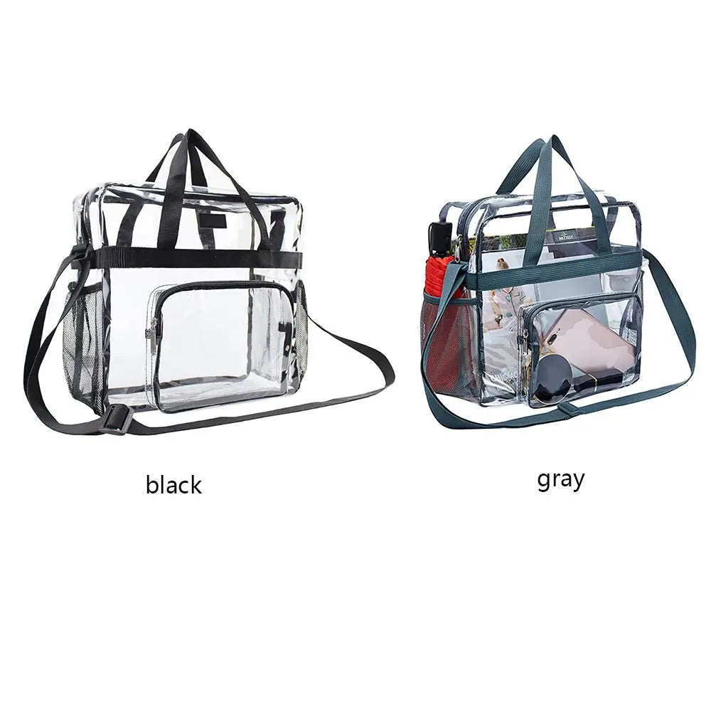 Stadium Approved PVC Clear Purse Large Capacity Clear Bag Clear