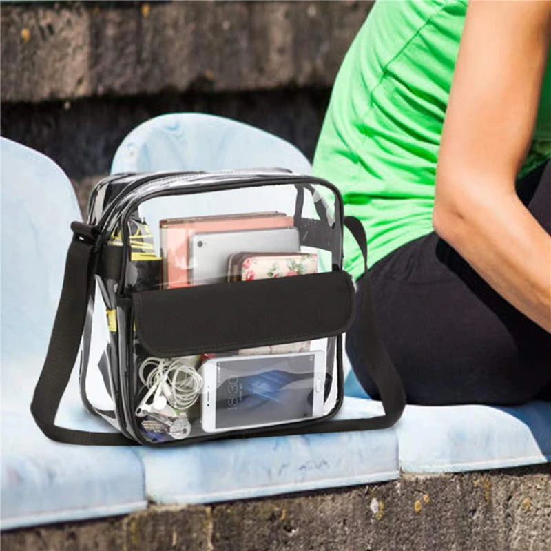 Summer Clear Bags Women's Transparent PVC Jelly Handbag Travel Beach