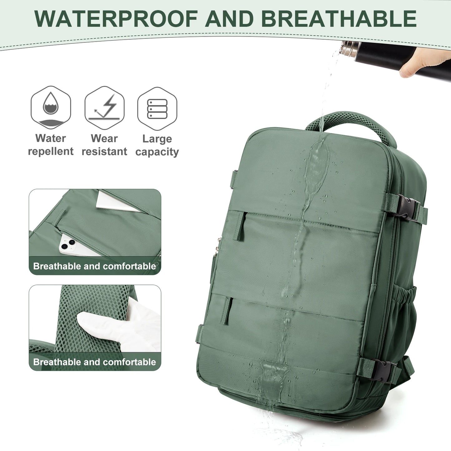 Travel Backpack 40x20x25 Cabin Bag A Travel Backpack for Men & Women