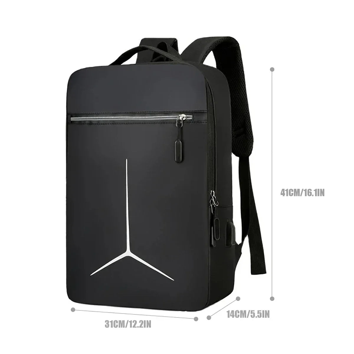 Anti-theft USB Waterproof Hard Case Travel Laptop Backpack
